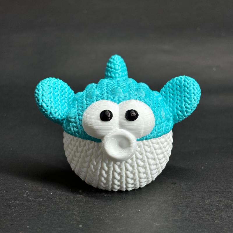 Knitted Puffer Fish