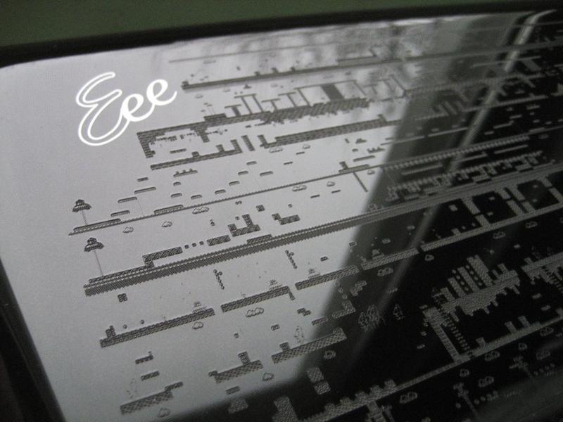 Super Mario Land Eee PC Etching pattern
