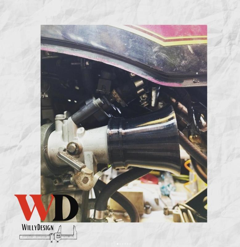 KAWASAKI Z1300 6 cylindres Cornet Carburateurs / Injection - six cylinders intake velocity stacks