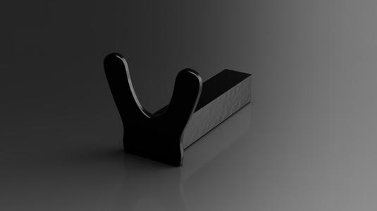 Motorcycle stand head - U-Shape