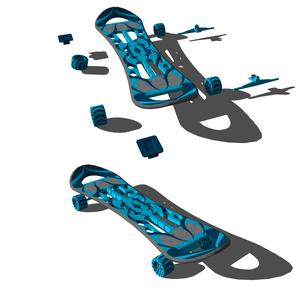 Skate SKATEBOARD BIKE SCOOTER AIRCRAFT VEHICLE PLANE WHEEL TABLE