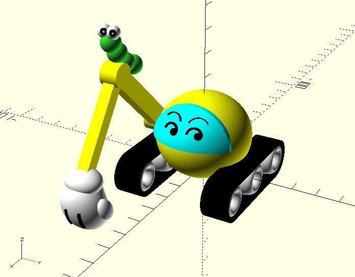 Caterpillar, my mascot