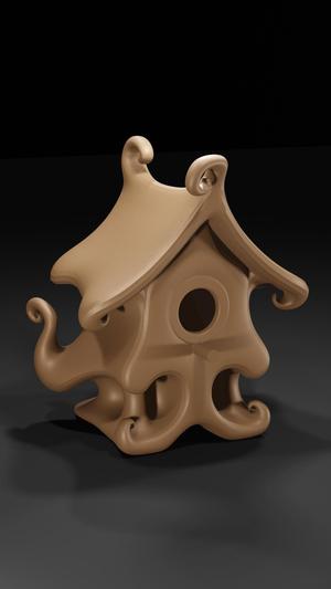 Psychedelic Birdhouse