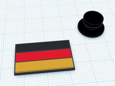 Germany flag Croc Charm