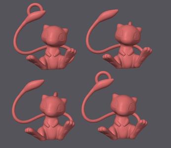 NEW VERSION!!! Mew-Keychain