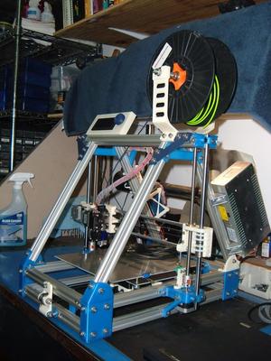 Spooler for MendelMax - Remix with Support and Speed Holes