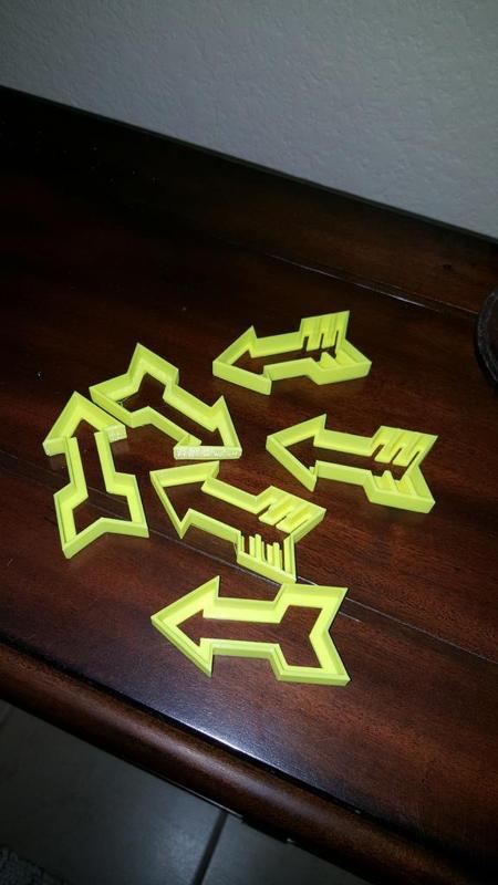 Fondant Cutter Arrow Shape