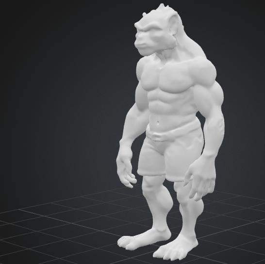 muscular monky