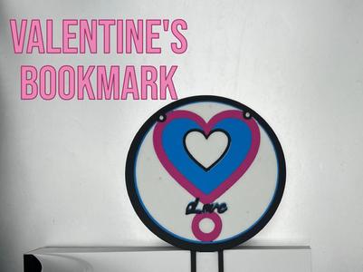 Valentine's Bookmark