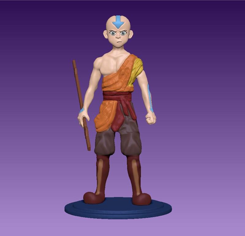 avatar aang the last air bender temple outfit with stick
