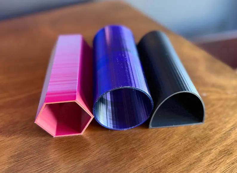 HEX Tube & Arc Hide - 3 Shapes Crested Geckos