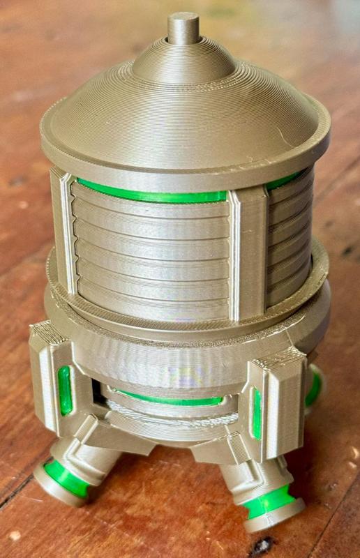 Fallout Plasma Grenade with Storage - AMS Print, no glue or assembly required!