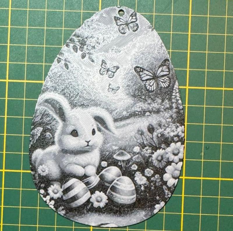 cute easter bunny decoration Hueforge, No AMS B4