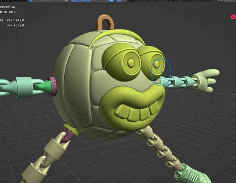 Volleyball (Hanging or magnet)