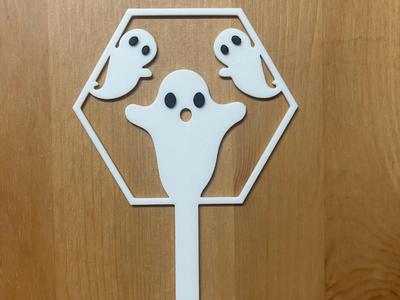 Ghost Cake Topper