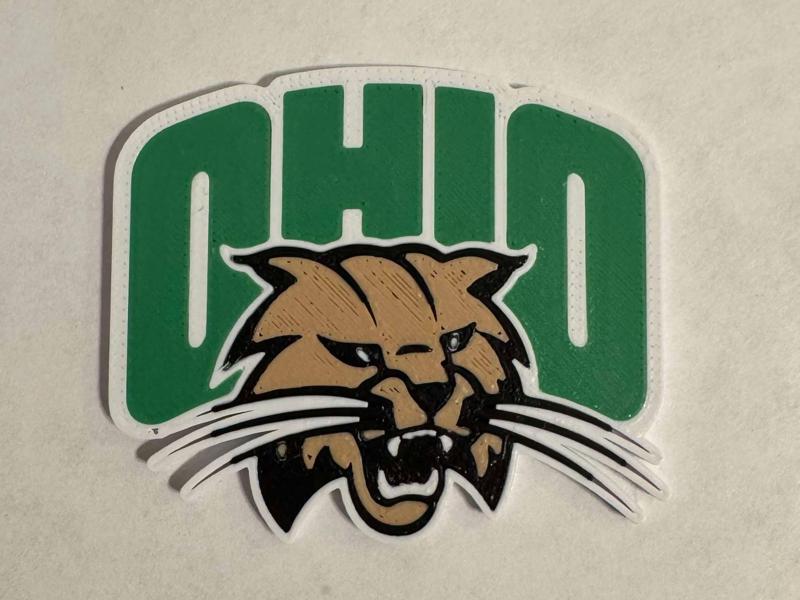 Ohio University logo w/ bobcat
