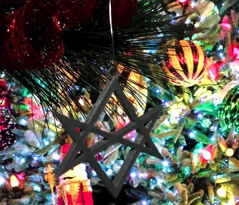 Men of Colors Style Christmas Ornament