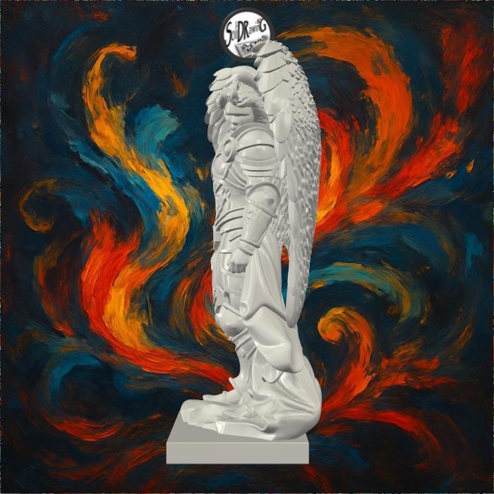 Armored Archangel with Majestic Wings – SoliDRawinGs SG637