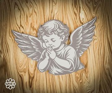 Praying Angel 3D Magnet