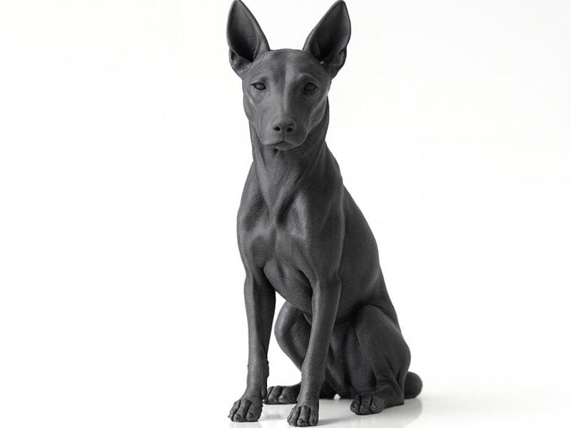 Basenji – 3D Printable Dog Statue