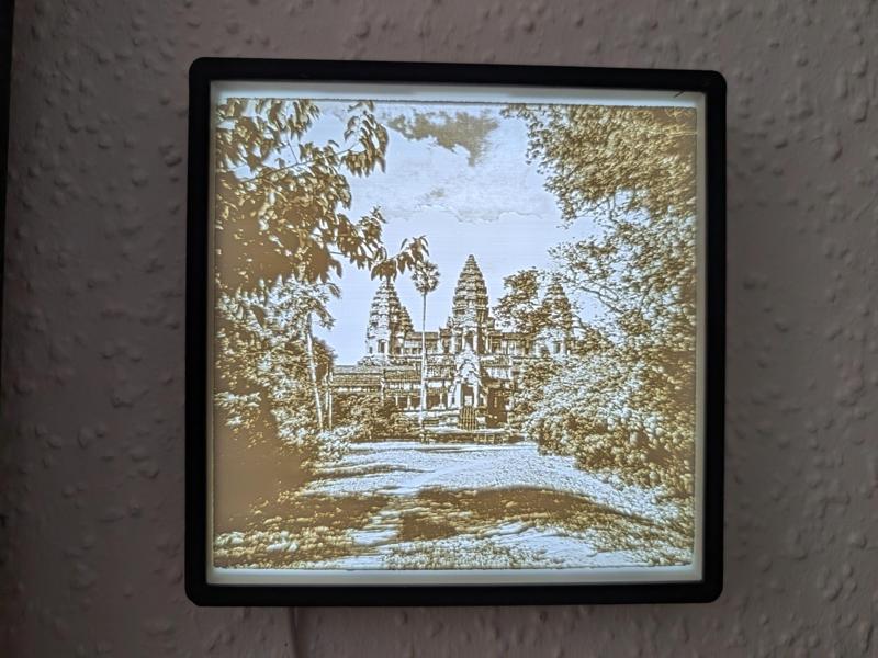 Angkor Wat, Tomb Raider Style (Lithophane)
