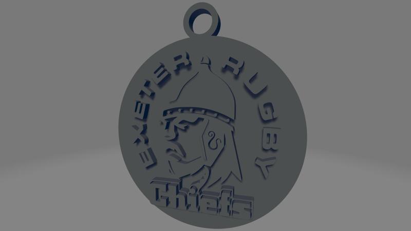 Exeter Rugby Keychain