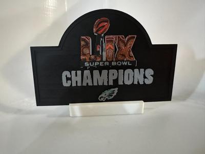 Philadelphia Eagles Superbowl 59 champions sign