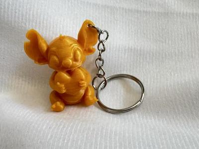 Stitch Valentine's Day Keychain Version