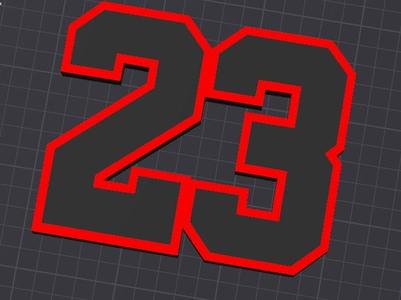 jordan logo 23