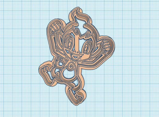 Pokemon: Chimchar Cookie Cutter