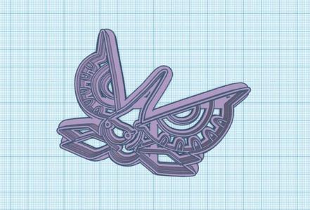 Pokemon: Masquerain Cookie Cutter