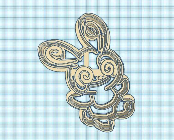 Pokemon: Spinda Cookie Cutter