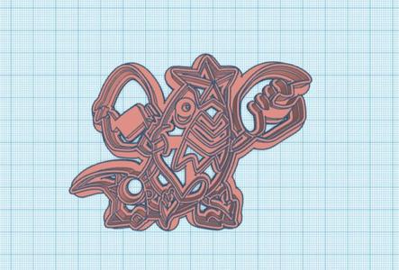 Pokemon: Crawdaunt Cookie Cutter