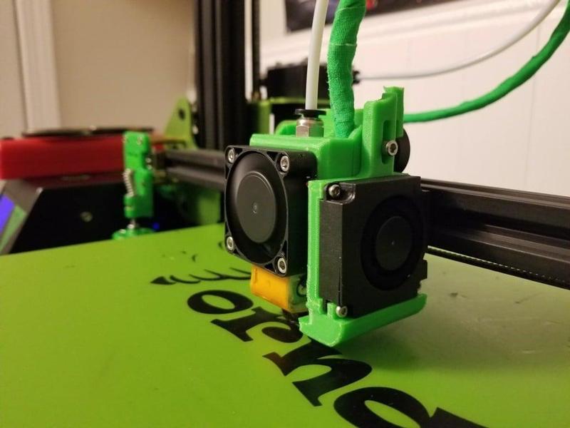 Stock fan module for CR-10 Heavy Duty customisable modular e3D V6 mount