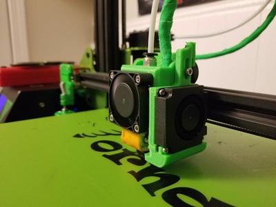 Stock fan module for CR-10 Heavy Duty customisable modular e3D V6 mount