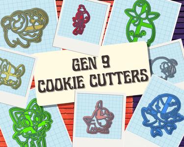 Pokemon: Gen 9 Cookie Cutter Set