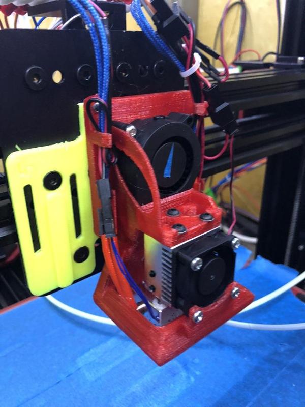 Chimera/cyclops Daughter plate with cooling duct