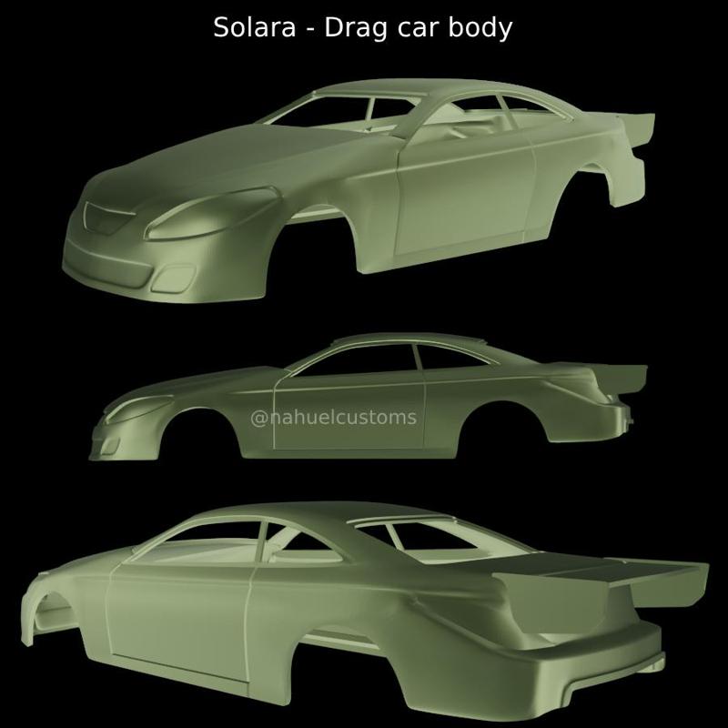 Solara - Drag car body