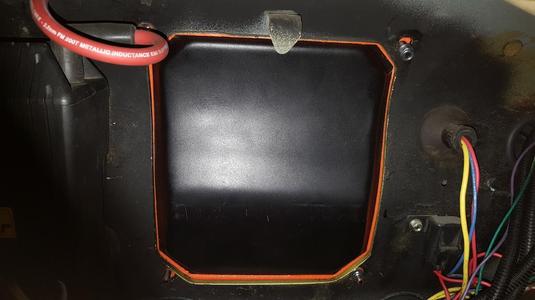 Fiat x1/9 Engine Panel Seal