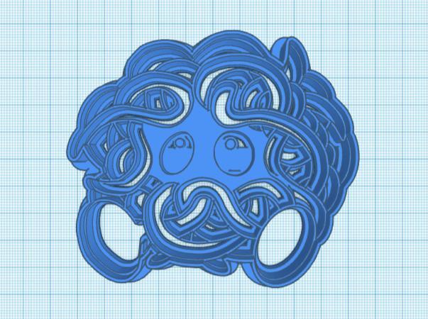 Pokemon: Tangela Cookie Cutter