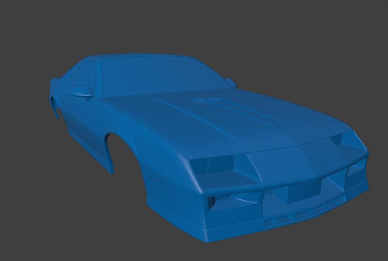 RC BODY 1982 CAMARO Z28 CHEVROLET COUPE 1/10 3D PRINT STL