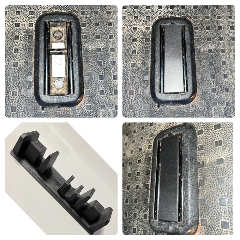 VW Volkswagen Transporter T5 rear seat floor cover; mount bracket plate