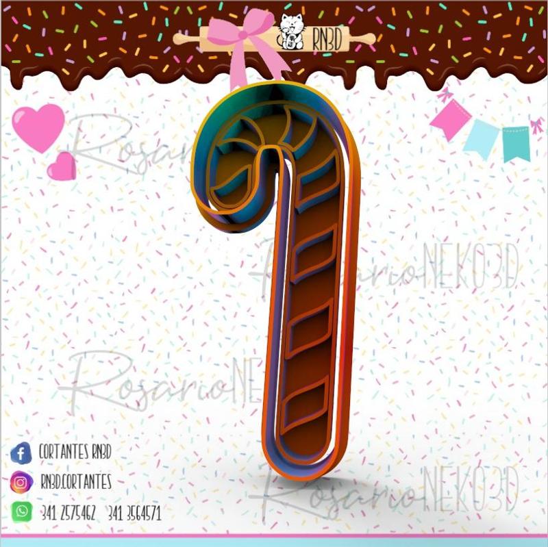 CHRISTMAS CANE cookie cutter - CHRISTMAS CANE ciikie cutter