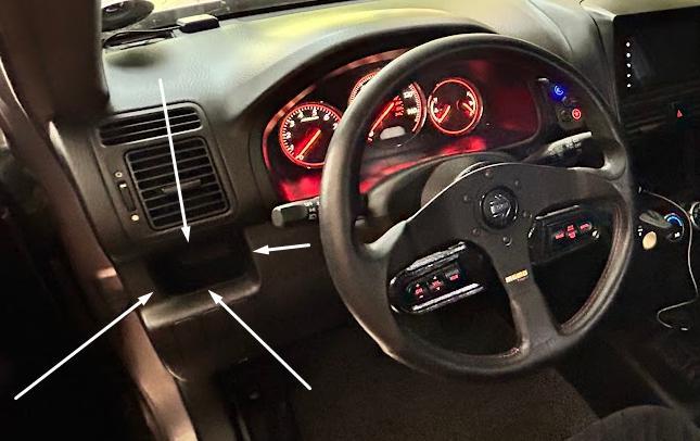 Blank Driver's Side Pocket Cubby Plate compatible for the CR-V (2002 to 2006) (Right and Left-Hand Drive Included)