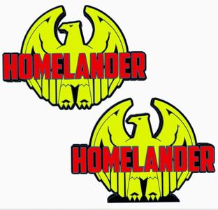 2x HOMELANDER (THE BOYS) Logo Display by MANIACMANCAVE3D