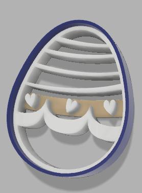 EASTER EGG COOKIE CUTTER 003