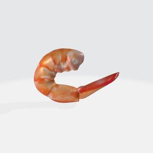 Realistic 3D Shrimp Model - Seafood Assets