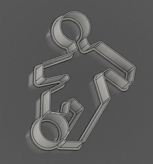 Football / Soccer Player Cookie Cutter