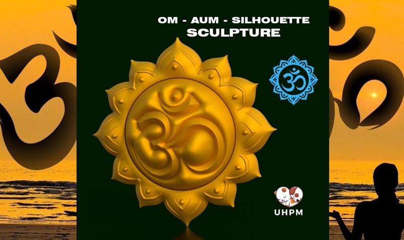Sculpture "Om - Aum" Silhouette