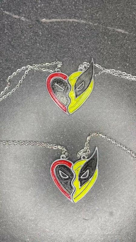 Deadpool Wolvertine Friendship Charms